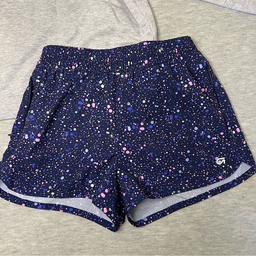 Girls lined shorts and Chasing Rainbows Cat & Jack Sweatshirt